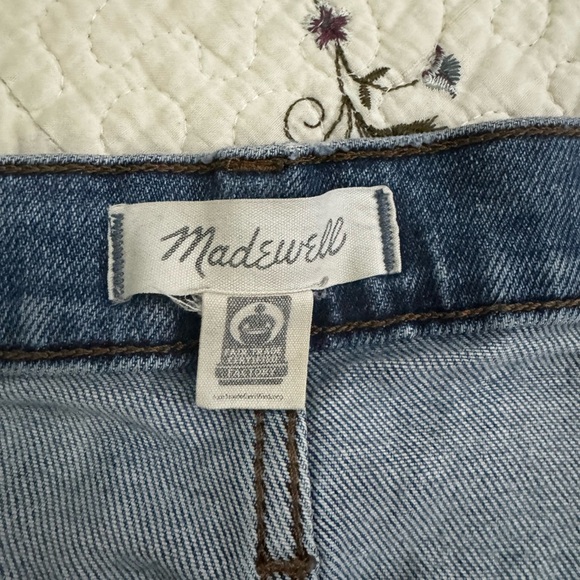 Madewell Slim Wide Leg Crop Jeans Sz 31 - Picture 9 of 9